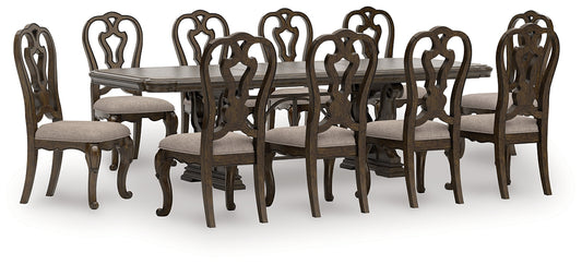 Maylee Dining Table and 10 Chairs