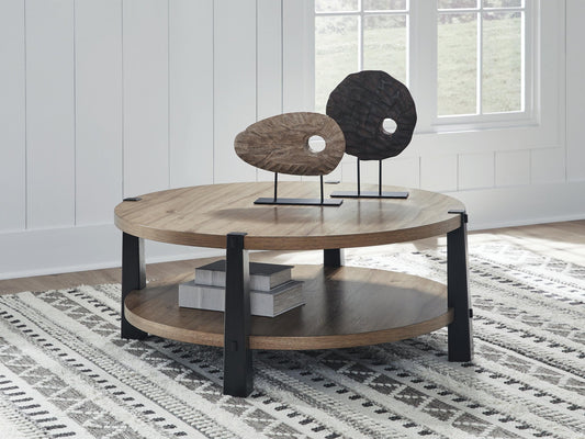 Ridgester Round Cocktail Table