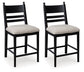 Greddinton Upholstered Barstool (2/CN)
