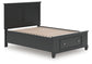 Lanolee Full Panel Storage Bed