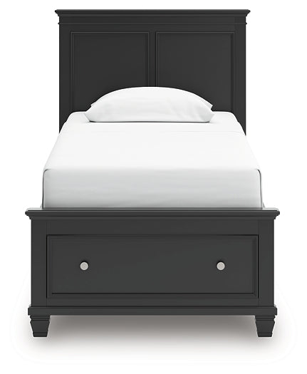 Lanolee Twin Panel Storage Bed