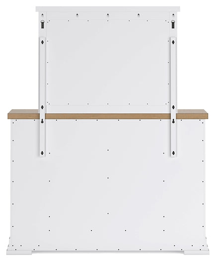 Ashbryn California King Panel Storage Bed, Dresser, Mirror, Chest and Nightstand