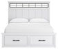 Ashbryn California King Panel Storage Bed, Dresser, Mirror, Chest and Nightstand
