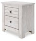 Makidern Two Drawer Night Stand