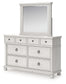 Rowlenstown King Poster Bed, Dresser, Mirror and Nightstand