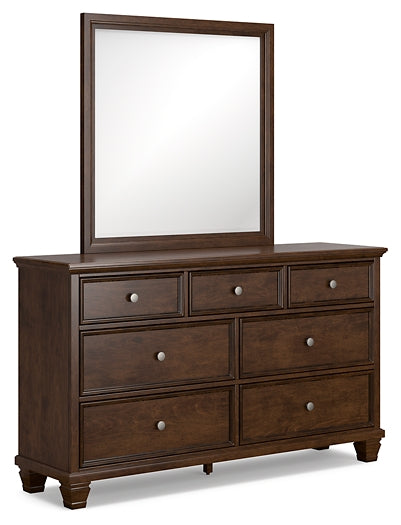Danabrin Queen Panel Storage Bed, Dresser, Mirror and Nightstand