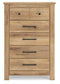 Makidern Five Drawer Chest