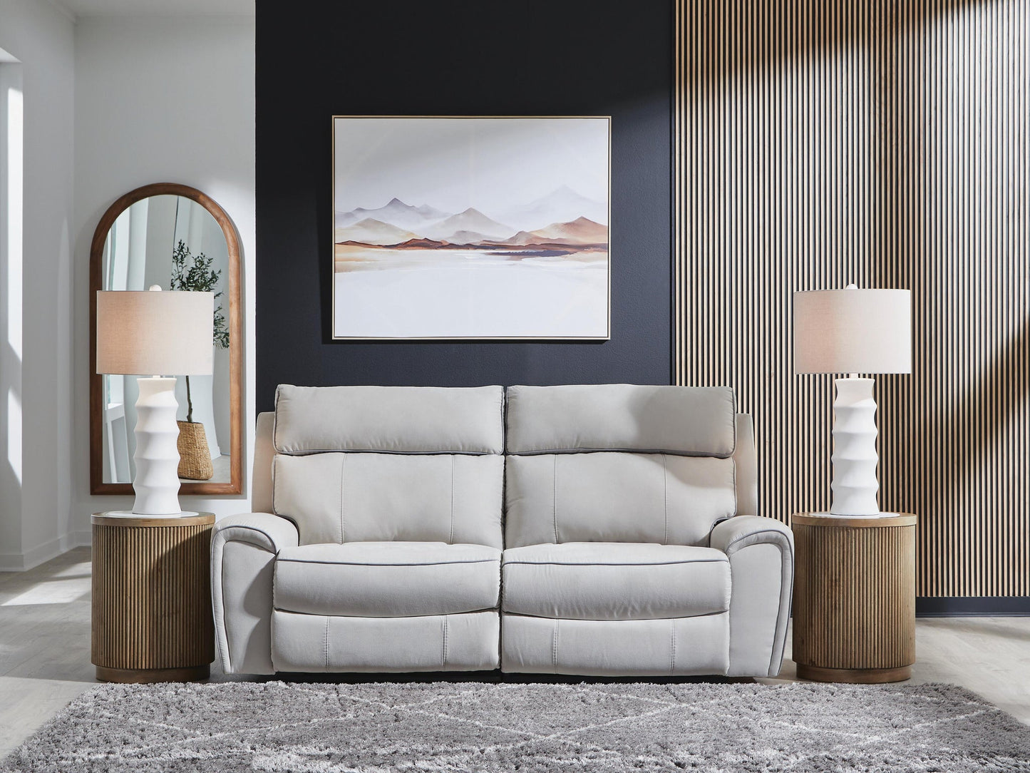 Social Pointe 2-Piece Reclining Loveseat
