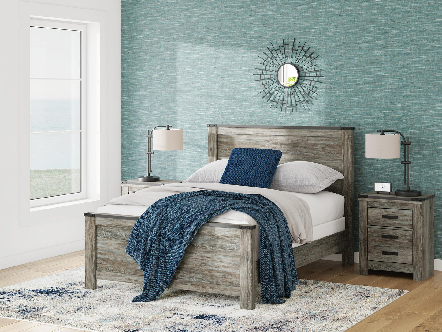 Frandern Queen Panel Bed