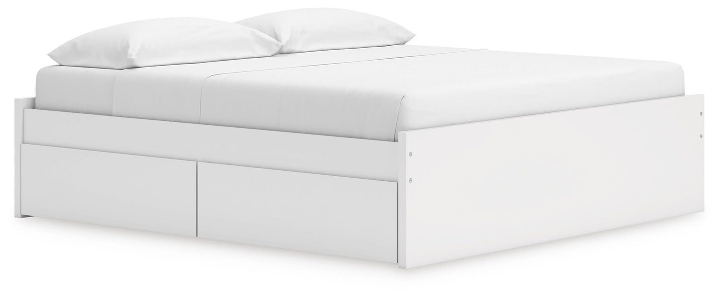 Onita King Platform Bed with 2 Side Storage