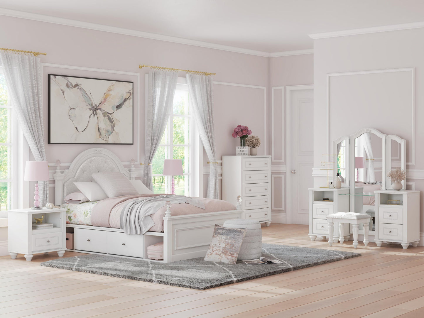 Kozlani Vanity with Mirror