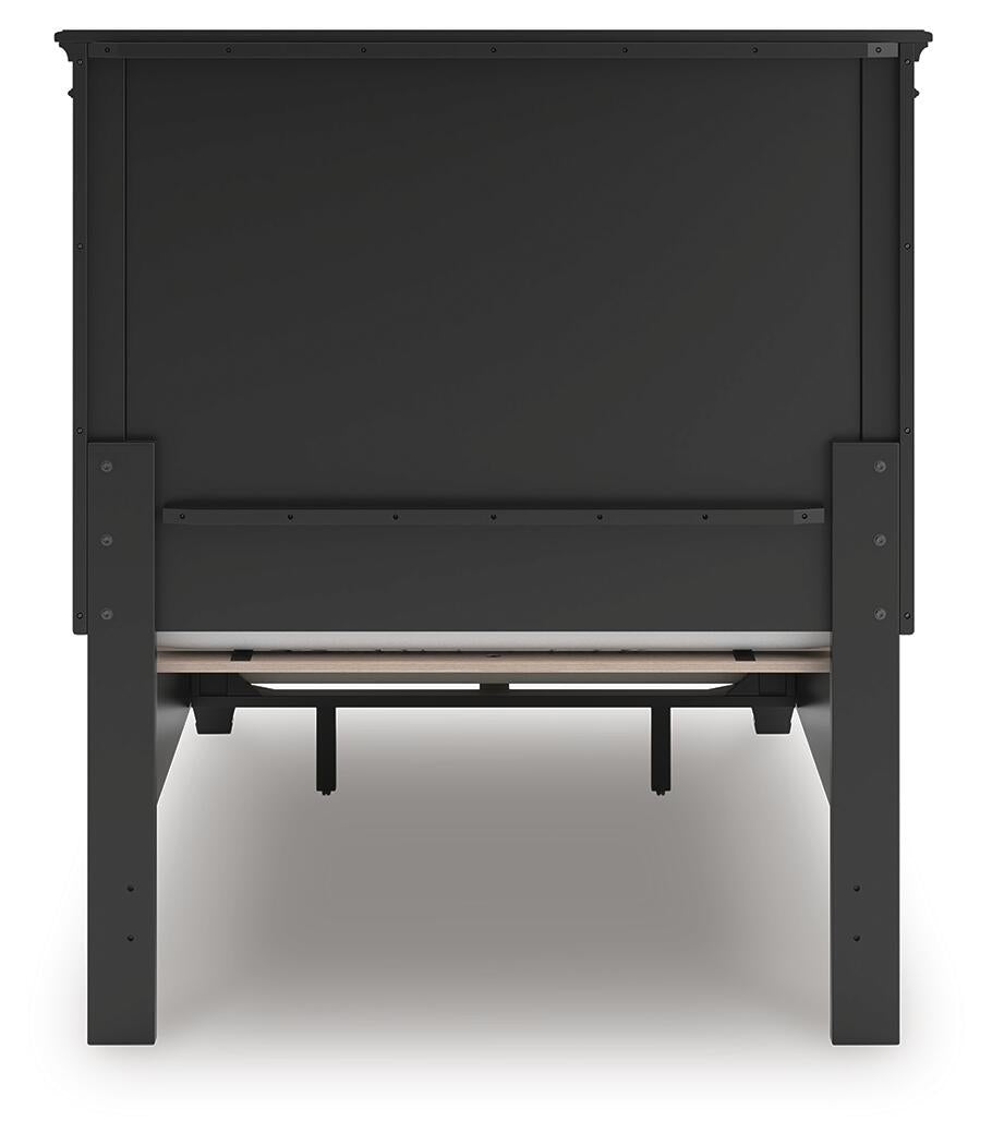 Lanolee Twin Panel Storage Bed