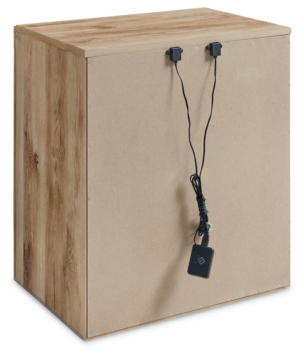 Hyanna Full Panel Storage Bed, Dresser, Mirror, Chest and Nightstand