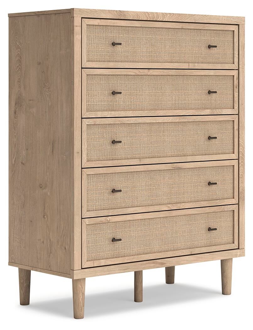 Cielden Queen Panel Headboard, Dresser, Mirror, Chest and Nightstand