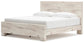 Lawroy King Panel Bed with Storage, Dresser, Mirror and Nightstand