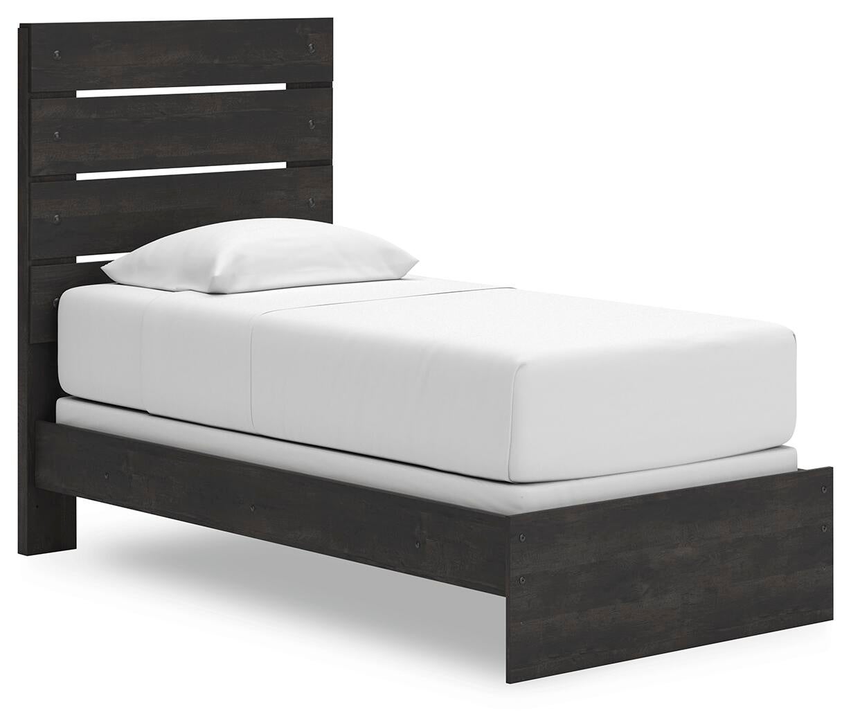 Hollivern Twin Panel Bed, Dresser, Mirror, Chest and Nightstand