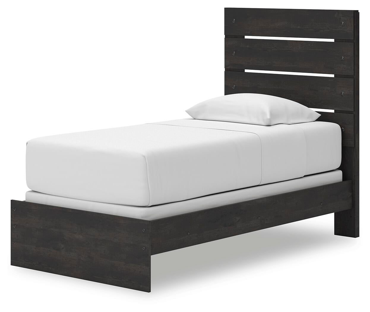 Hollivern Twin Panel Bed, Dresser, Mirror, Chest and Nightstand