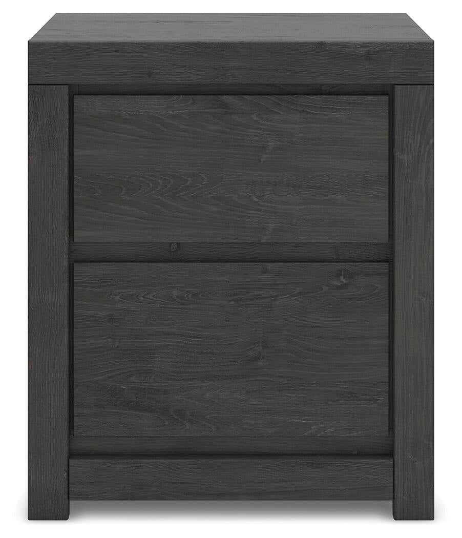 Fraluna King Panel Bed, Dresser, Mirror, Chest and Nightstand