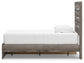 Graystorm Twin Panel Storage Bed, Dresser and Mirror