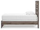 Graystorm Twin Panel Bed, Dresser and Mirror