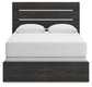 Hollivern Queen Panel Bed, Dresser, Mirror, Chest and Nightstand