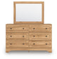Galletyn King Panel Bed with Mirrored Dresser