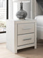Zuraleus Queen Upholstered Panel Platform Bed, Dresser, Mirror and Nightstand