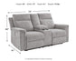 Barnsana DBL REC PWR Loveseat w/Console