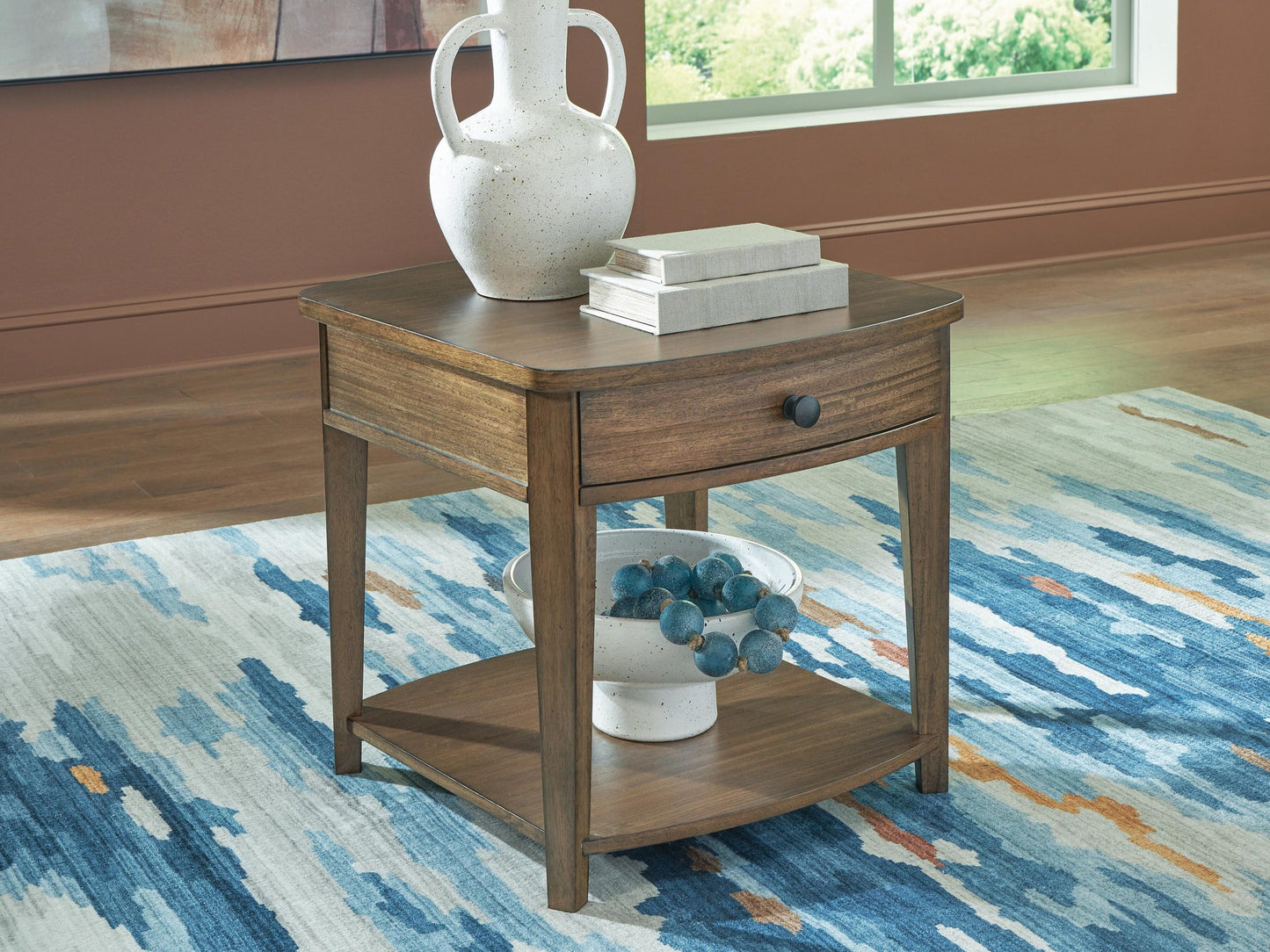 Burkbyer Rectangular End Table